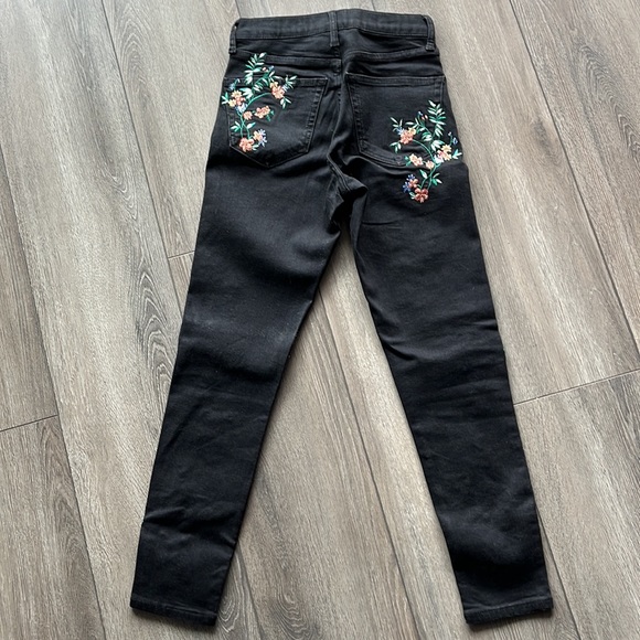 TOPSHOP | Jamie Moto Jeans with Rhinestones and Embroidery - Picture 3 of 6
